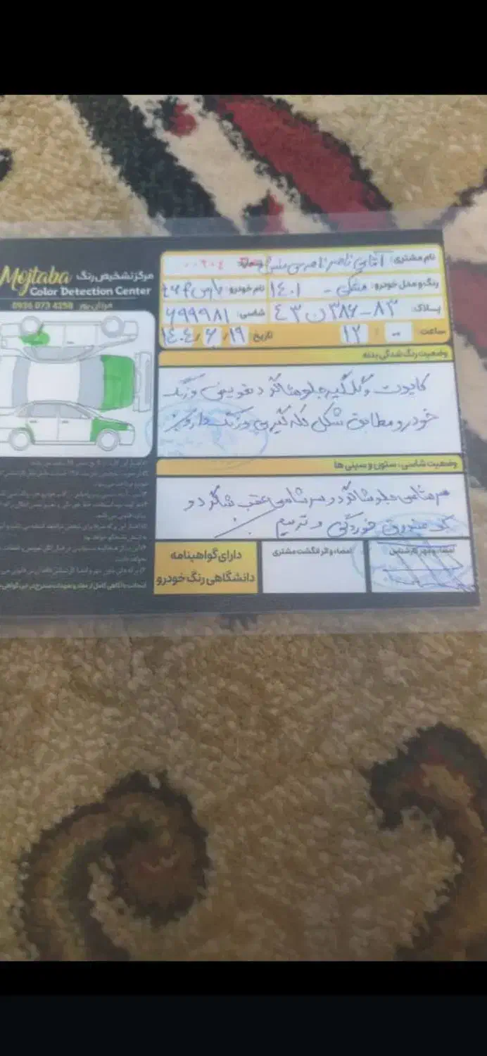 پژو پارس LX - 1401