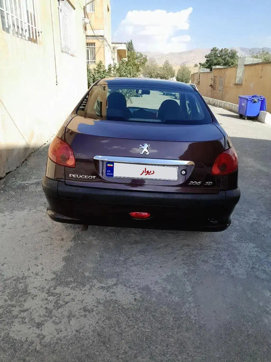 پژو ۲۰۶ صندوق دار v8 - 1394