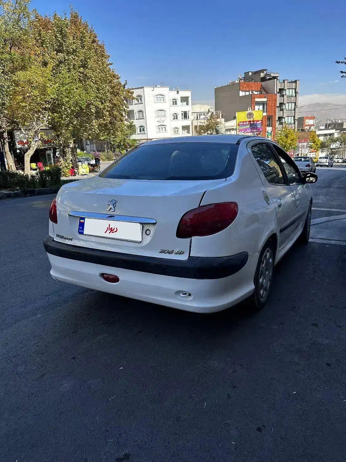 پژو ۲۰۶ صندوق دار v20 - 1387