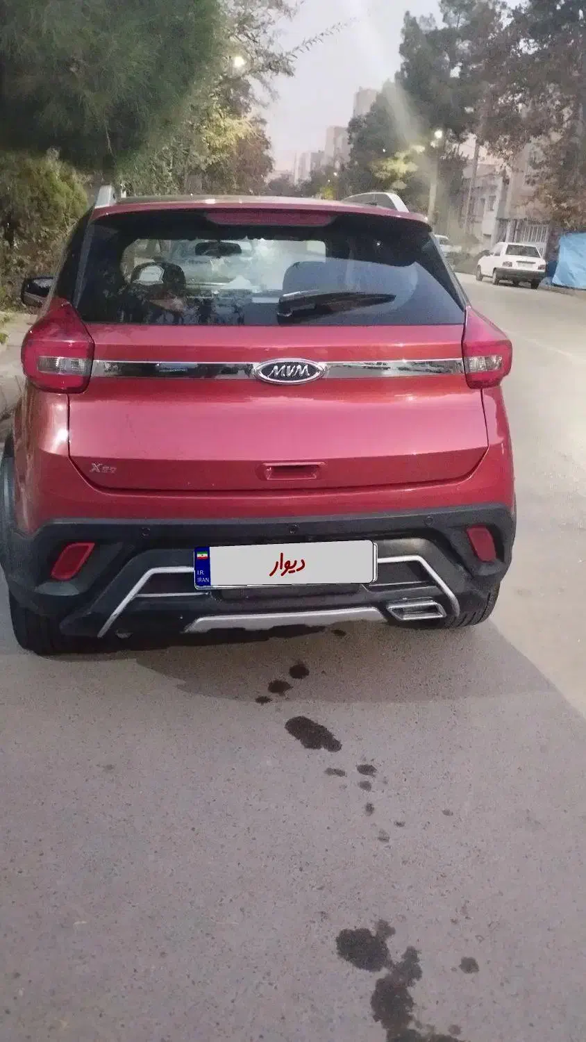 ام وی ام X22 دنده ای اسپرت اکسلنت - 1397