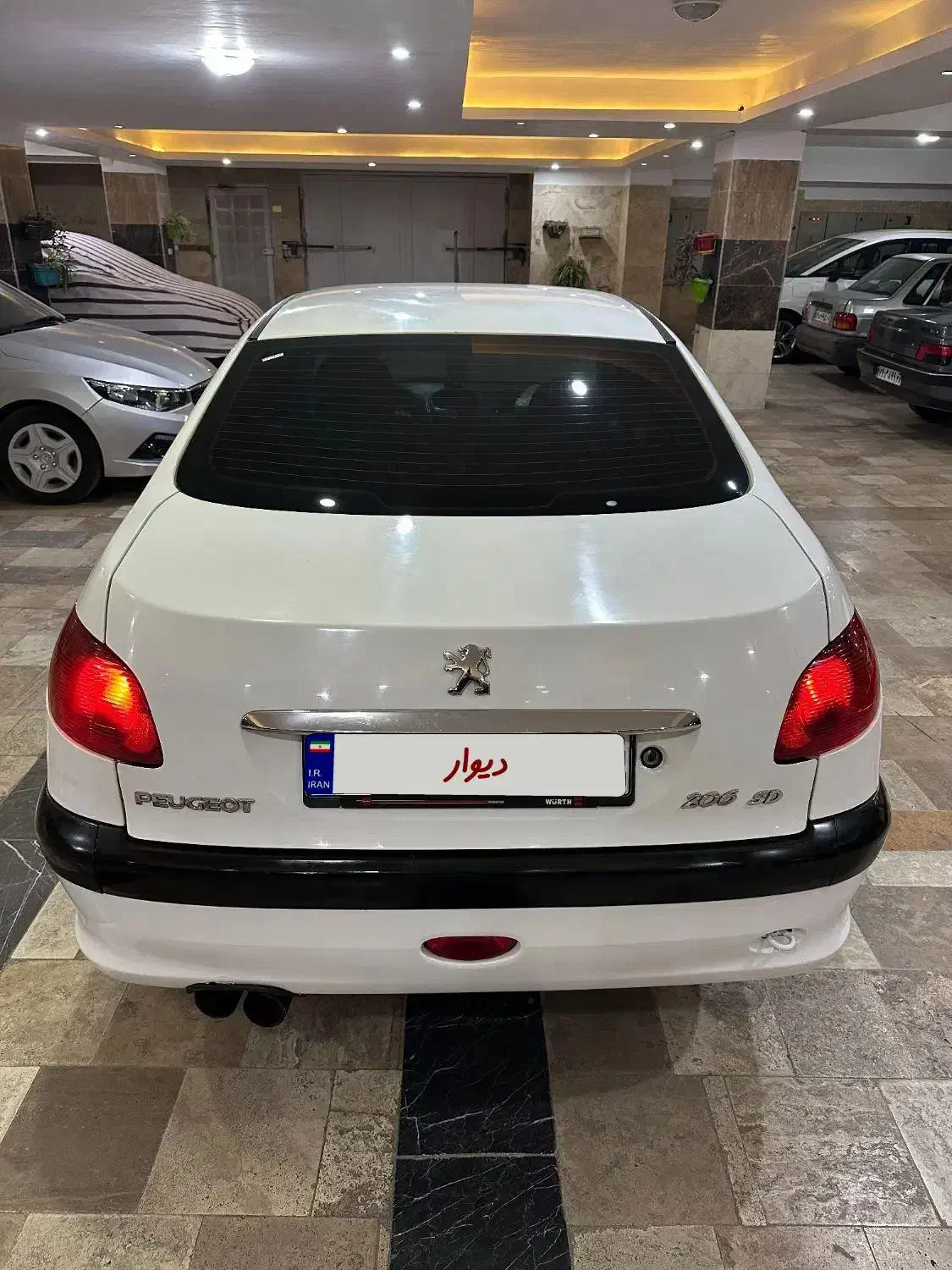 پژو ۲۰۶ صندوق دار v8 - 1390