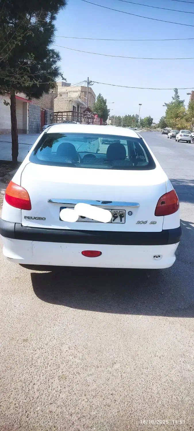 پژو ۲۰۶ صندوق دار v9 - 1389