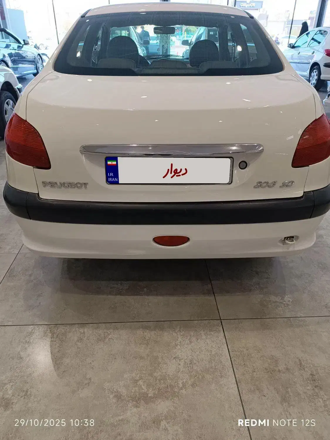 پژو ۲۰۶ صندوق دار v8 - 1387