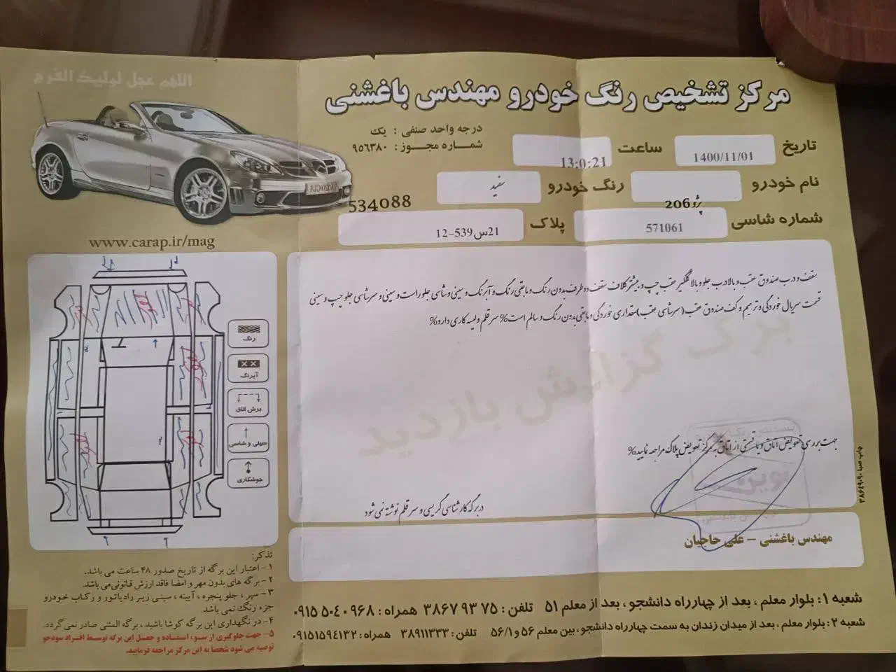 پژو 206 تیپ 2 - 1391