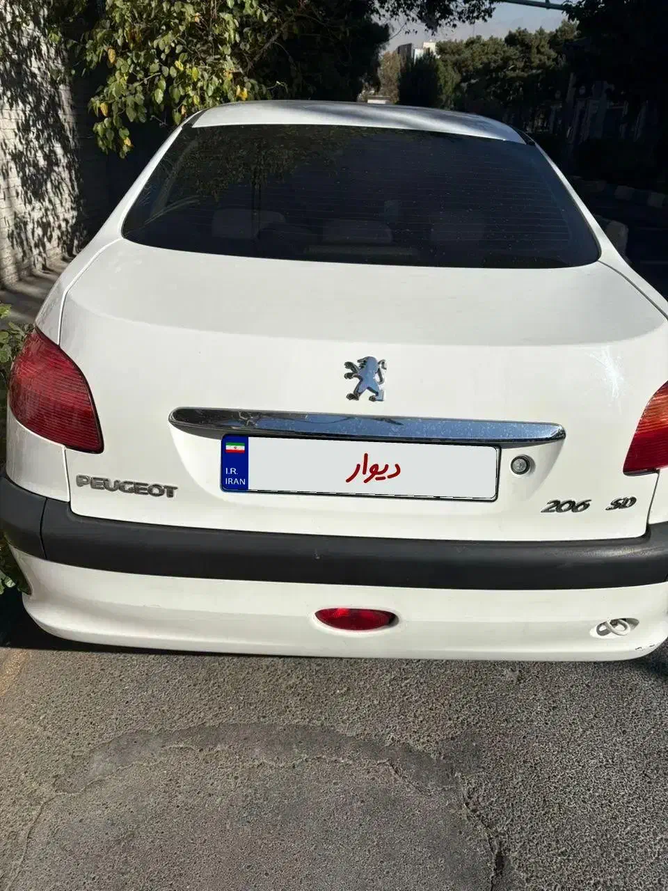 پژو ۲۰۶ صندوق دار v8 - 1388