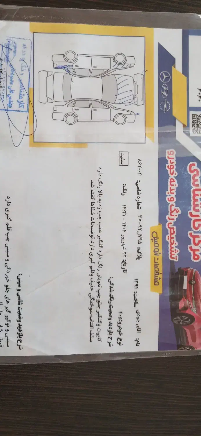 پژو 405 SLX بنزینی TU5 - 1392