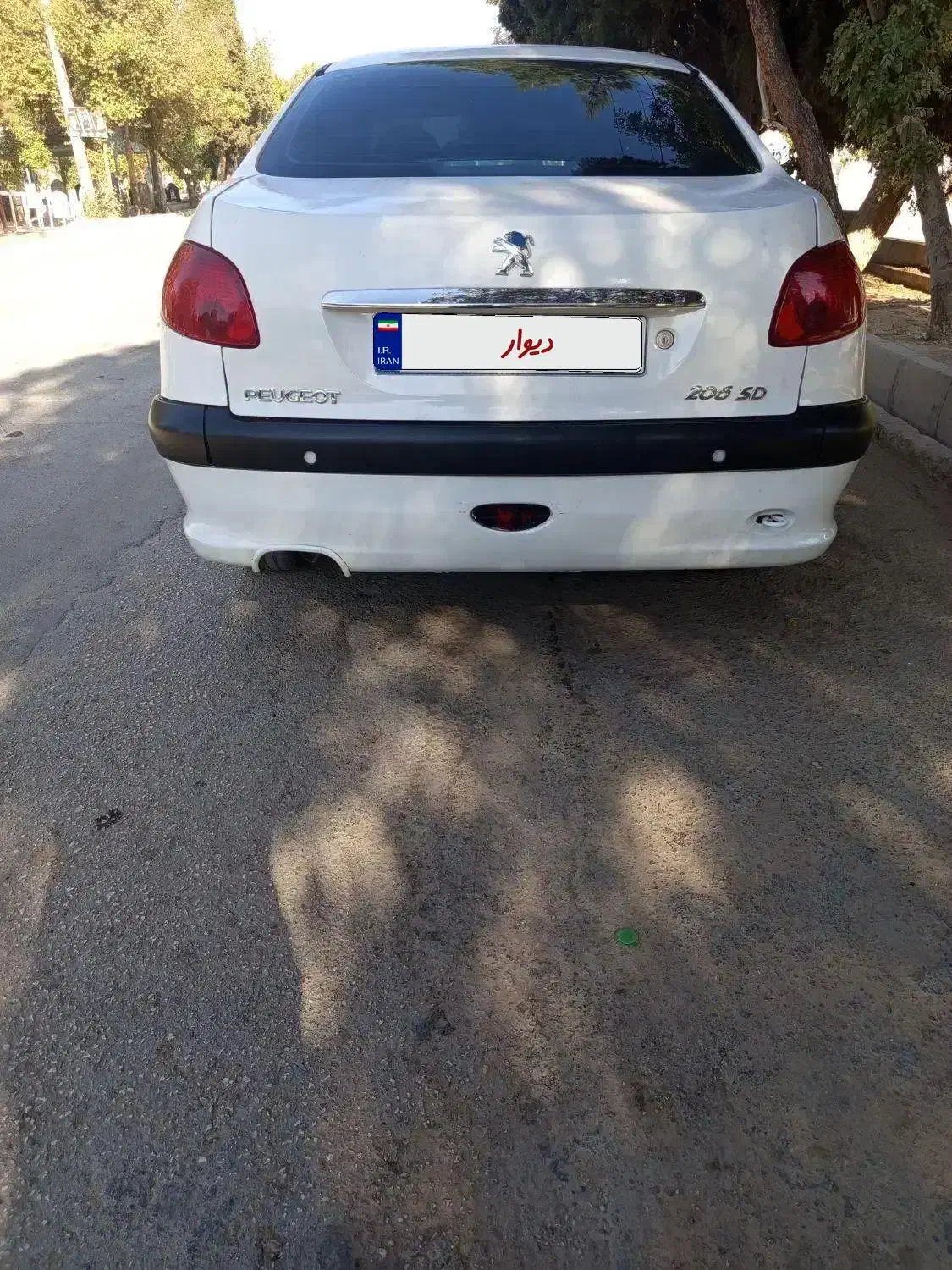 پژو ۲۰۶ صندوق دار v8 - 1388