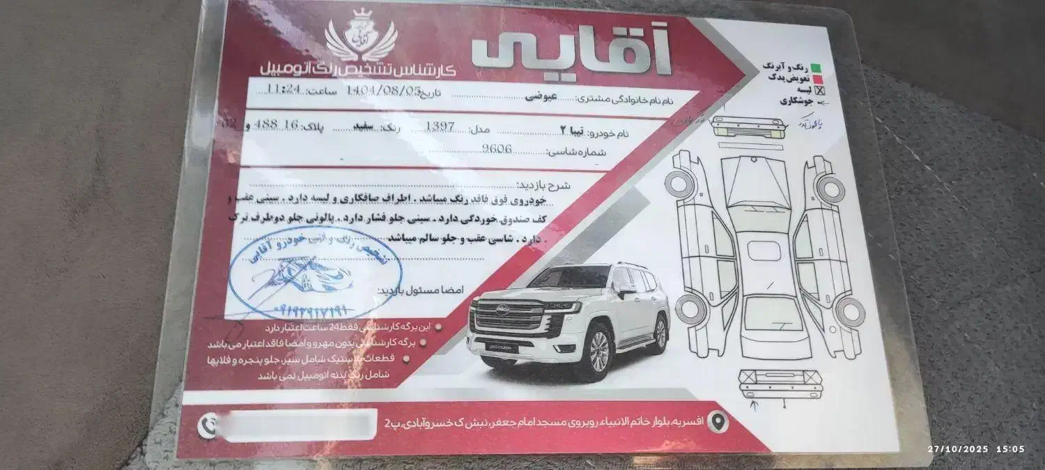 تیبا 2 EX رینگ آلومینیومی - 1397