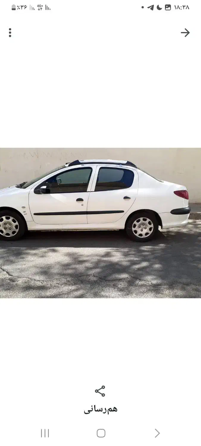 پژو ۲۰۶ صندوق دار v8 - 1390