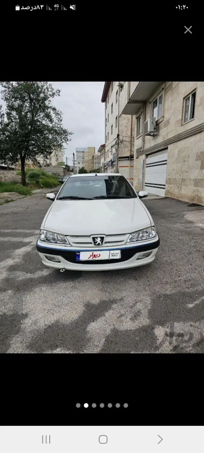 پژو پارس دوگانه سوز - 1381