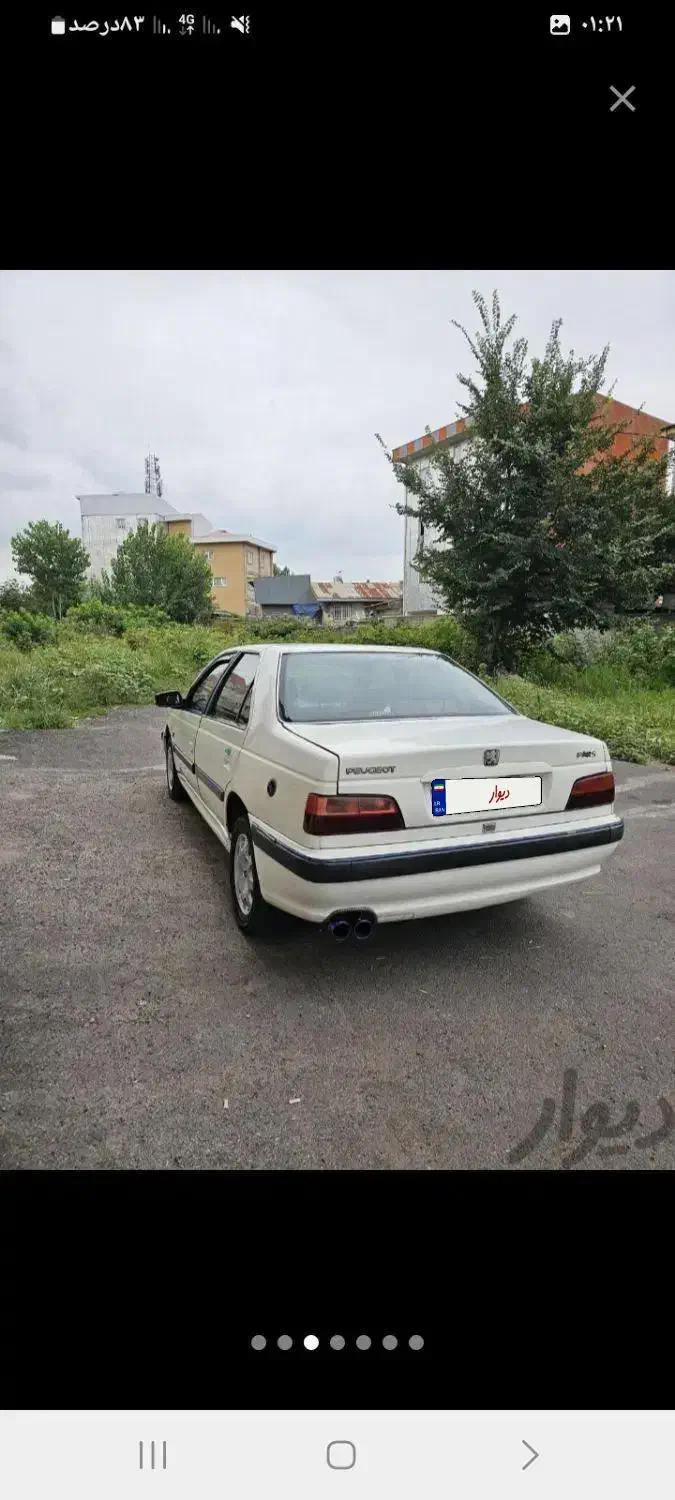 پژو پارس دوگانه سوز - 1381