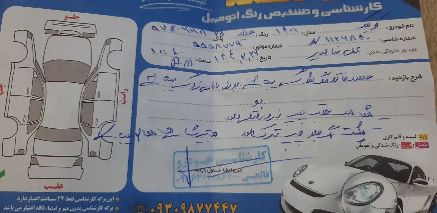 کوییک معمولی دنده‌ای - 1401