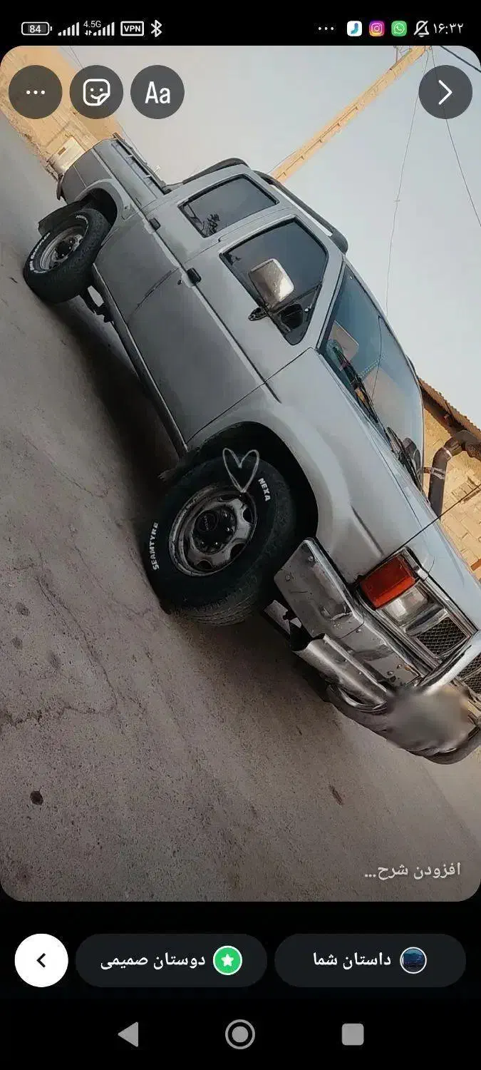 نیسان پیکاپ دو کابین دنده ای - 1368