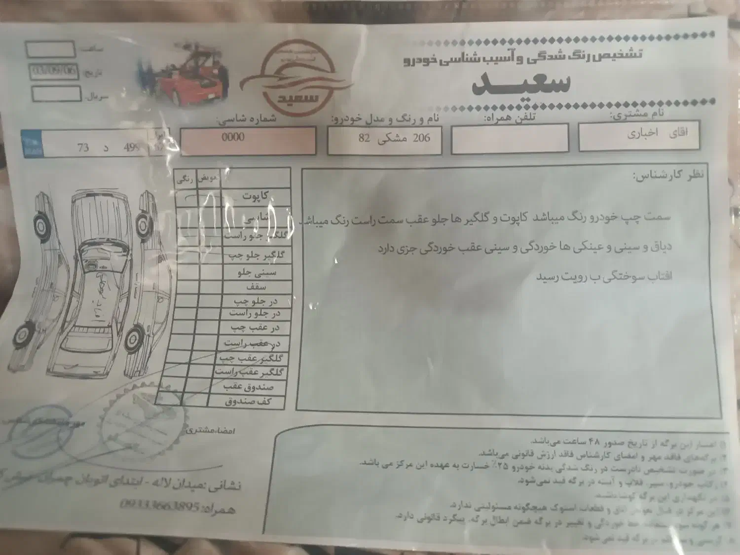 پژو 206 تیپ 2 - 1382