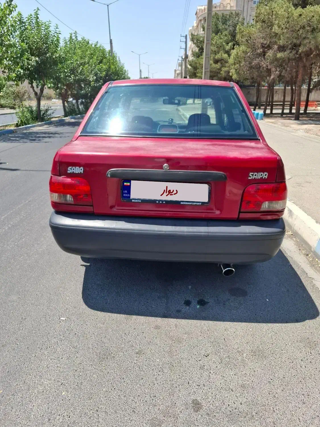 پراید صبا بنزینی - 1386