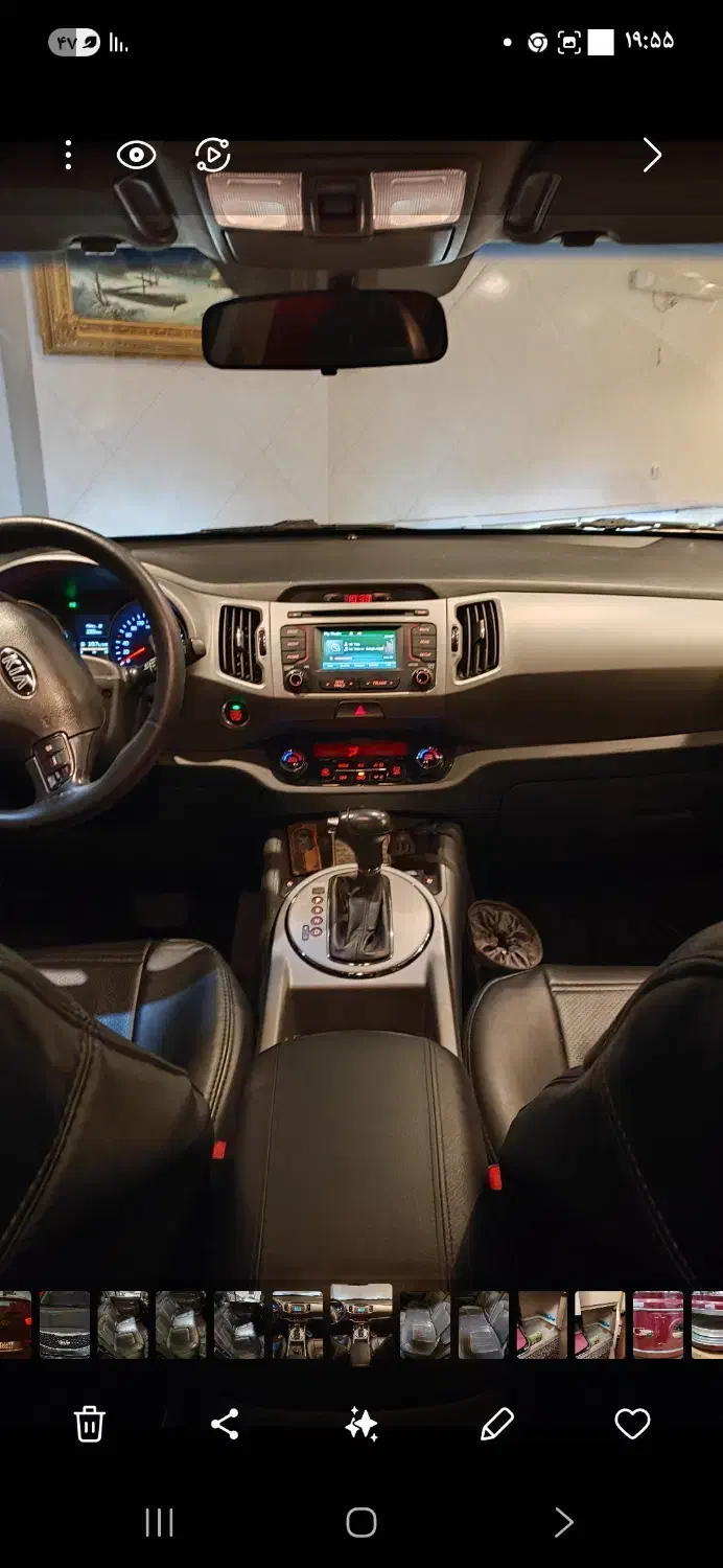 کیا اسپورتیج 4 سیلندر فول 2400cc - 2015