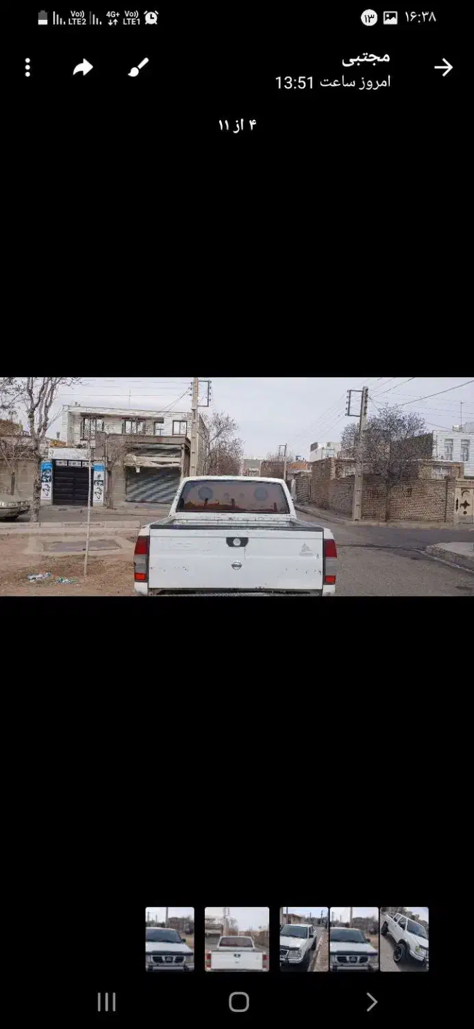 نیسان پیکاپ دو کابین دنده ای - 1383