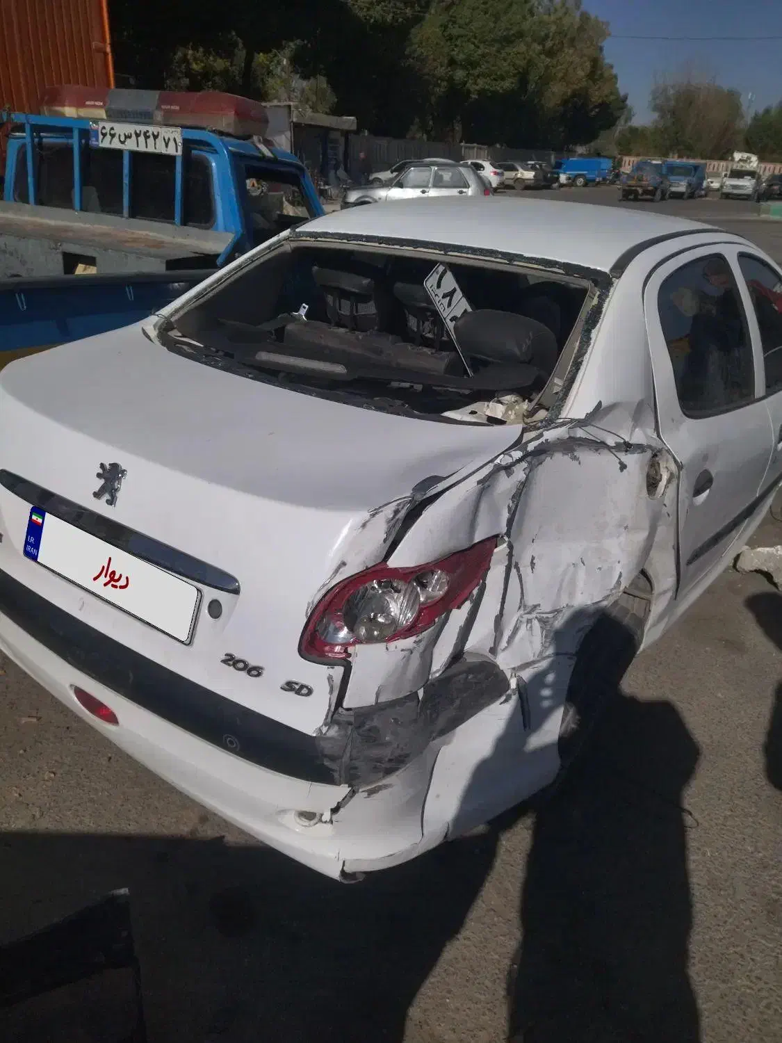 پژو ۲۰۶ صندوق دار v8 - 1397