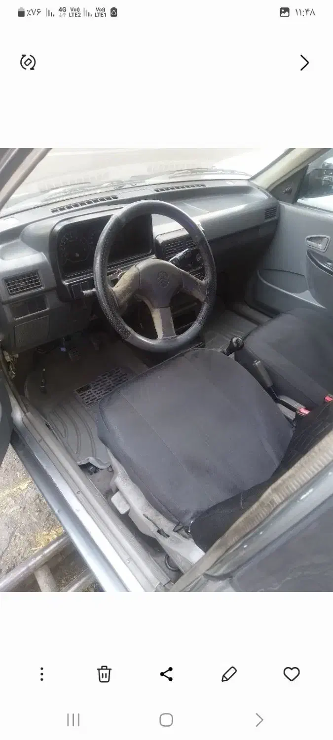 پراید صبا بنزینی - 1387