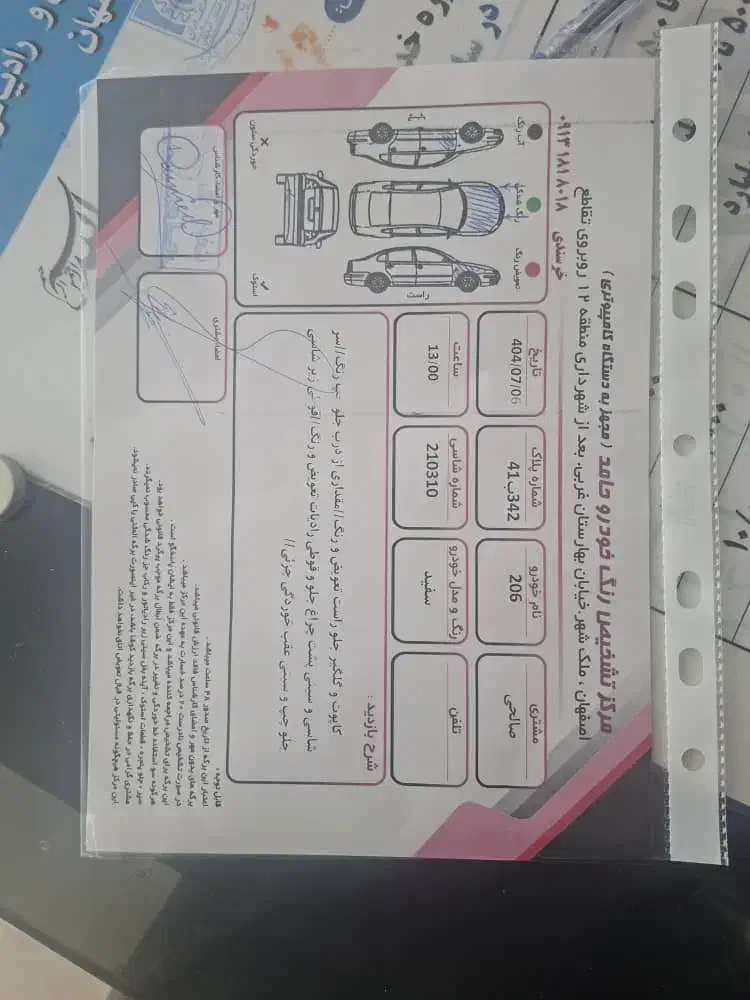 پژو 206 تیپ 2 - 1394