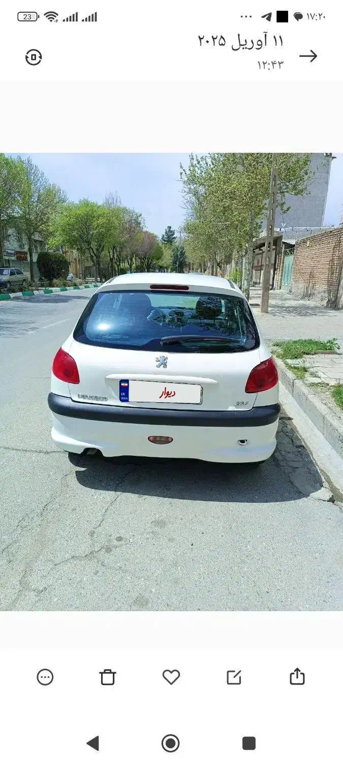 پژو 206 تیپ 2 - 1387