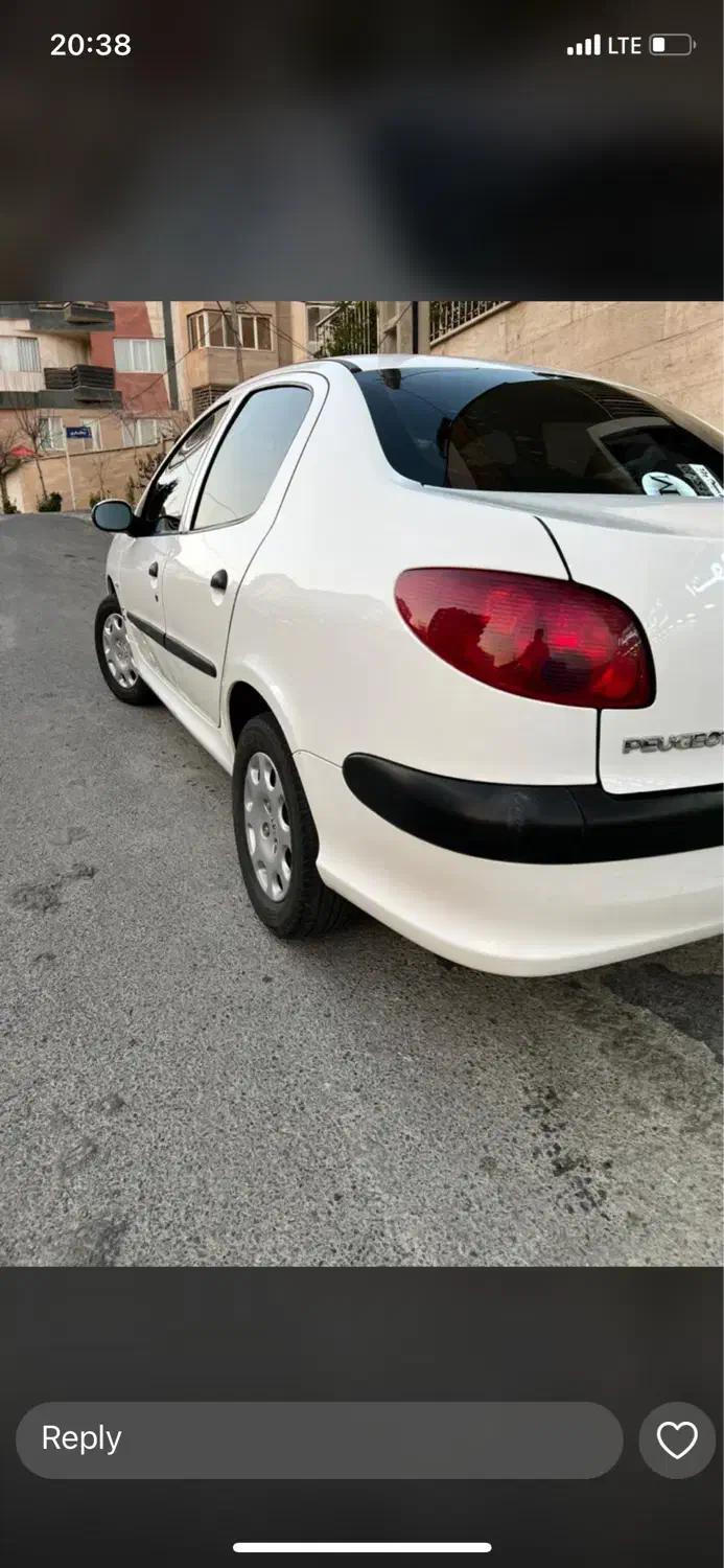 پژو ۲۰۶ صندوق دار v8 - 1398