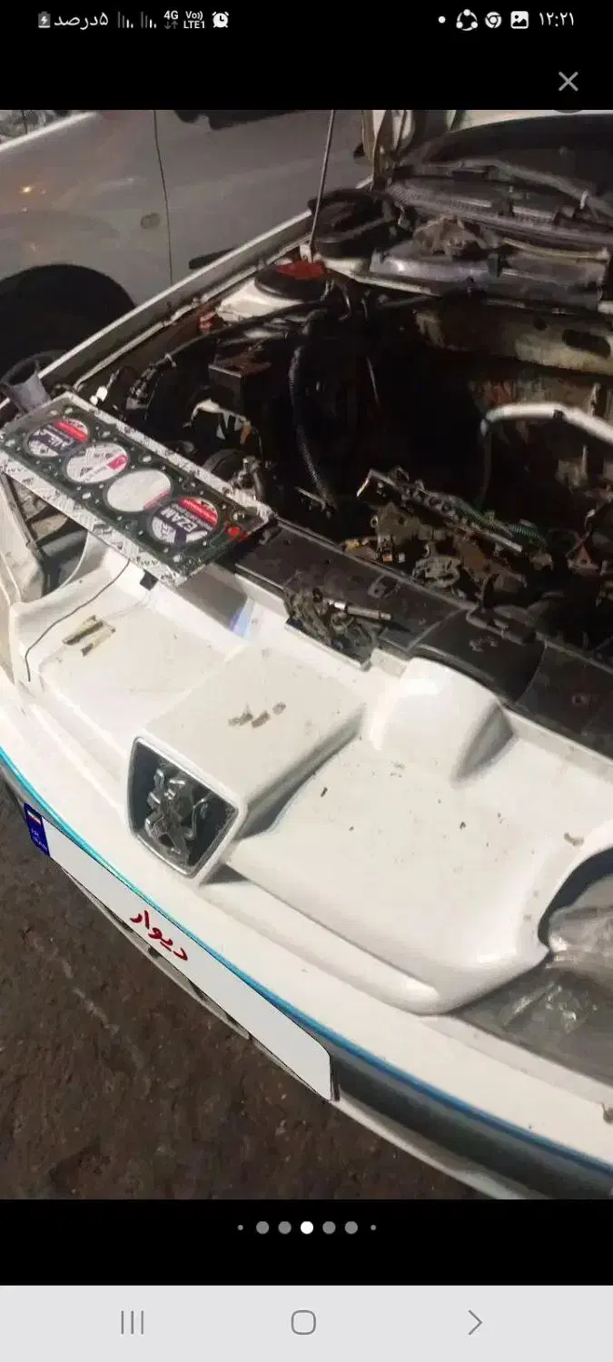 پژو پارس دوگانه سوز - 1387