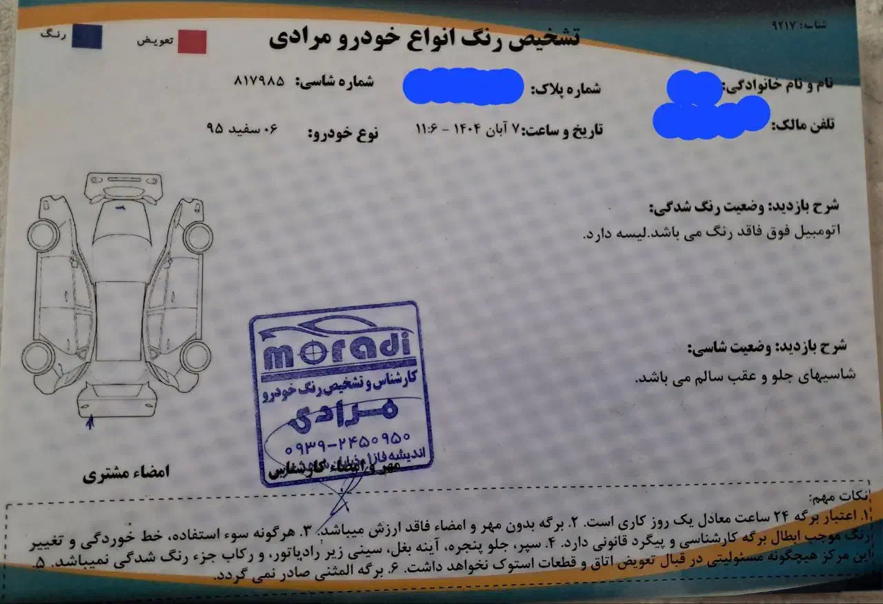 پژو 206 تیپ 2 - 1395