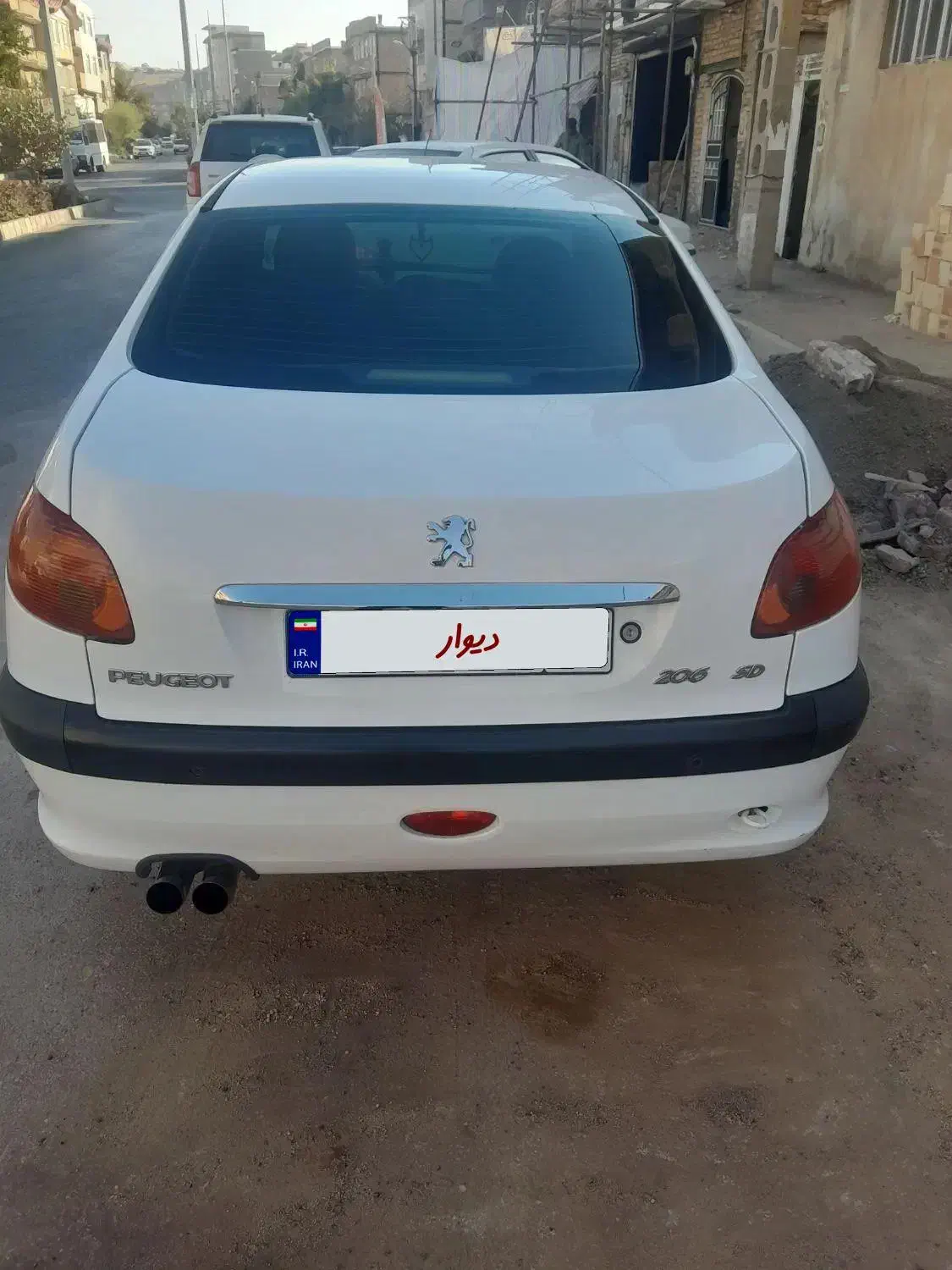 پژو ۲۰۶ صندوق دار v8 - 1393