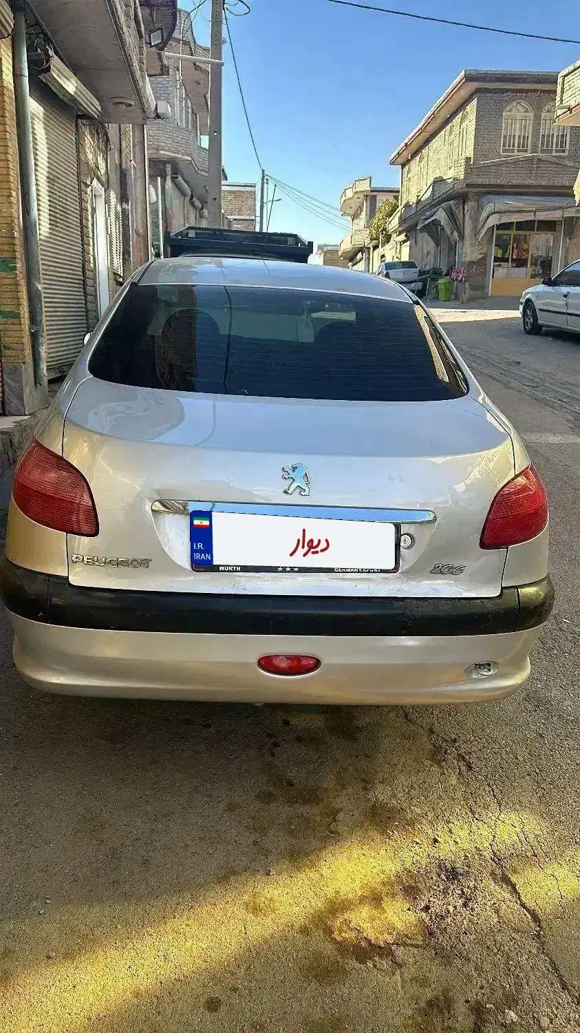 پژو ۲۰۶ صندوق دار v2 - 1387