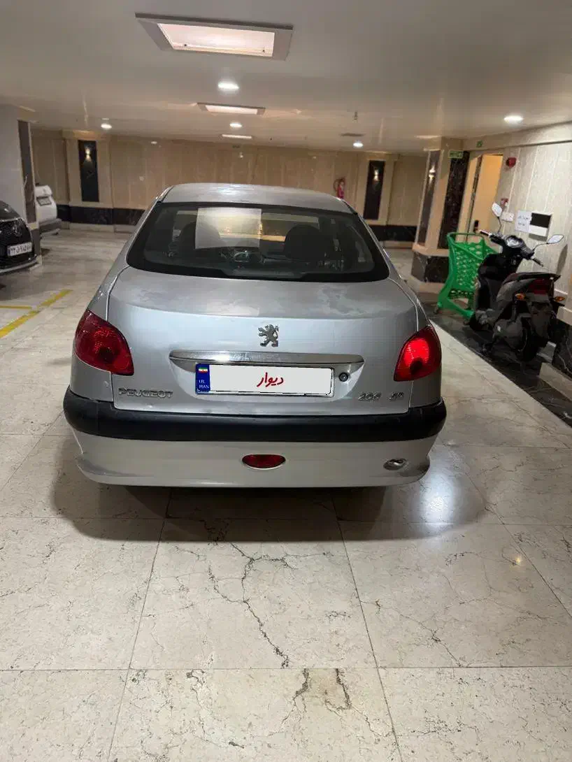 پژو ۲۰۶ صندوق دار v8 - 1388