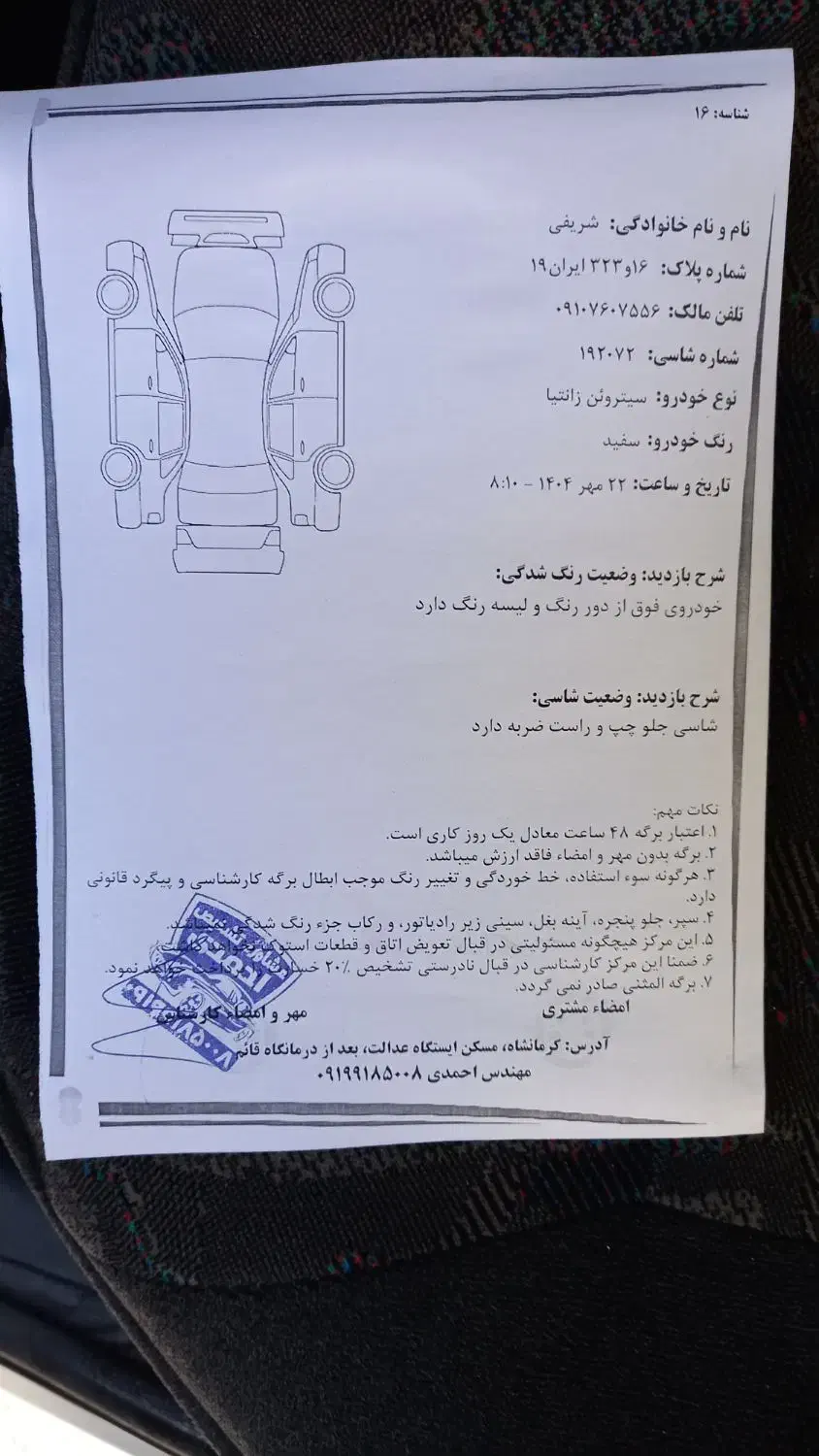 سیتروئن زانتیا SX - 1389