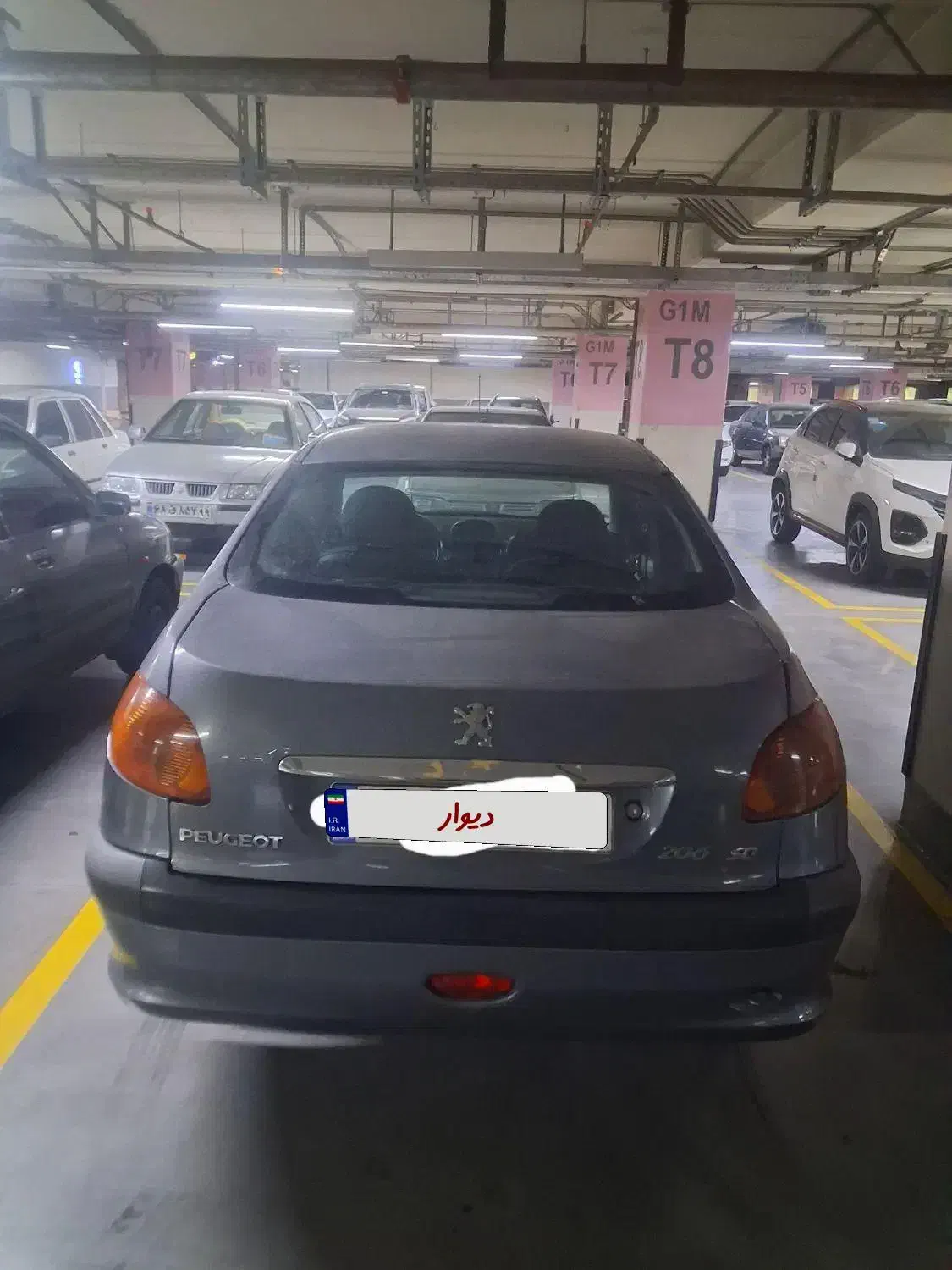 پژو ۲۰۶ صندوق دار v20 - 1388