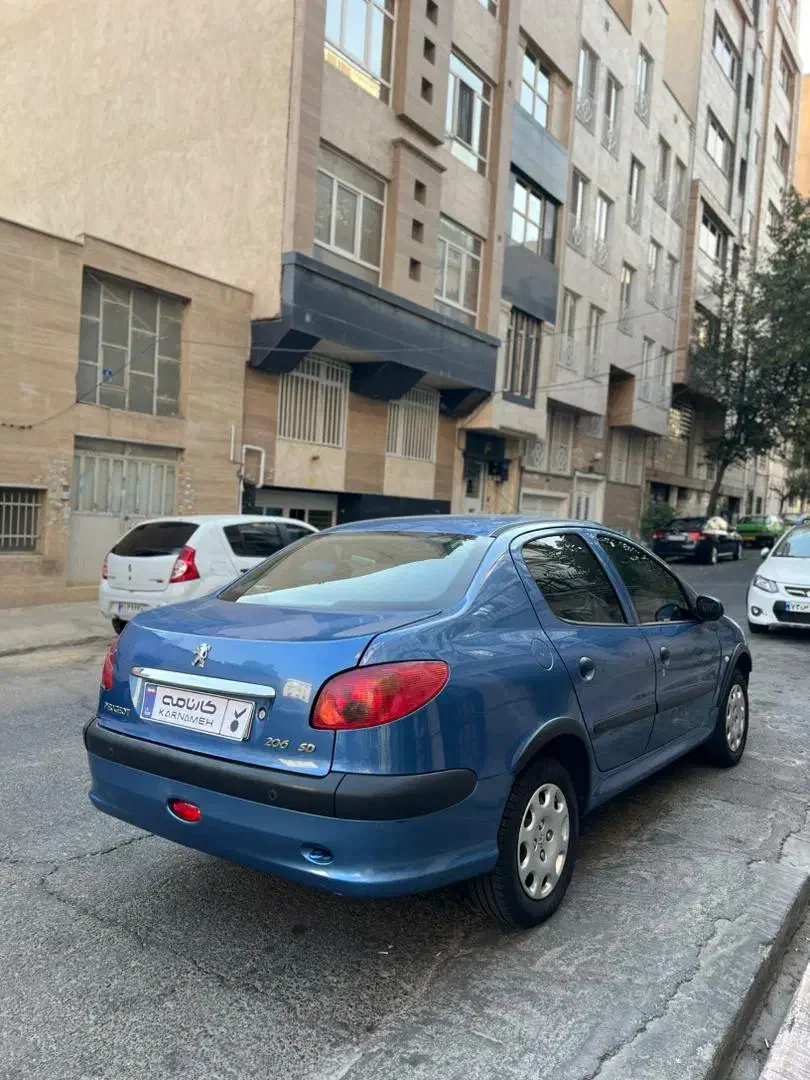 پژو ۲۰۶ صندوق دار v8 - 1395