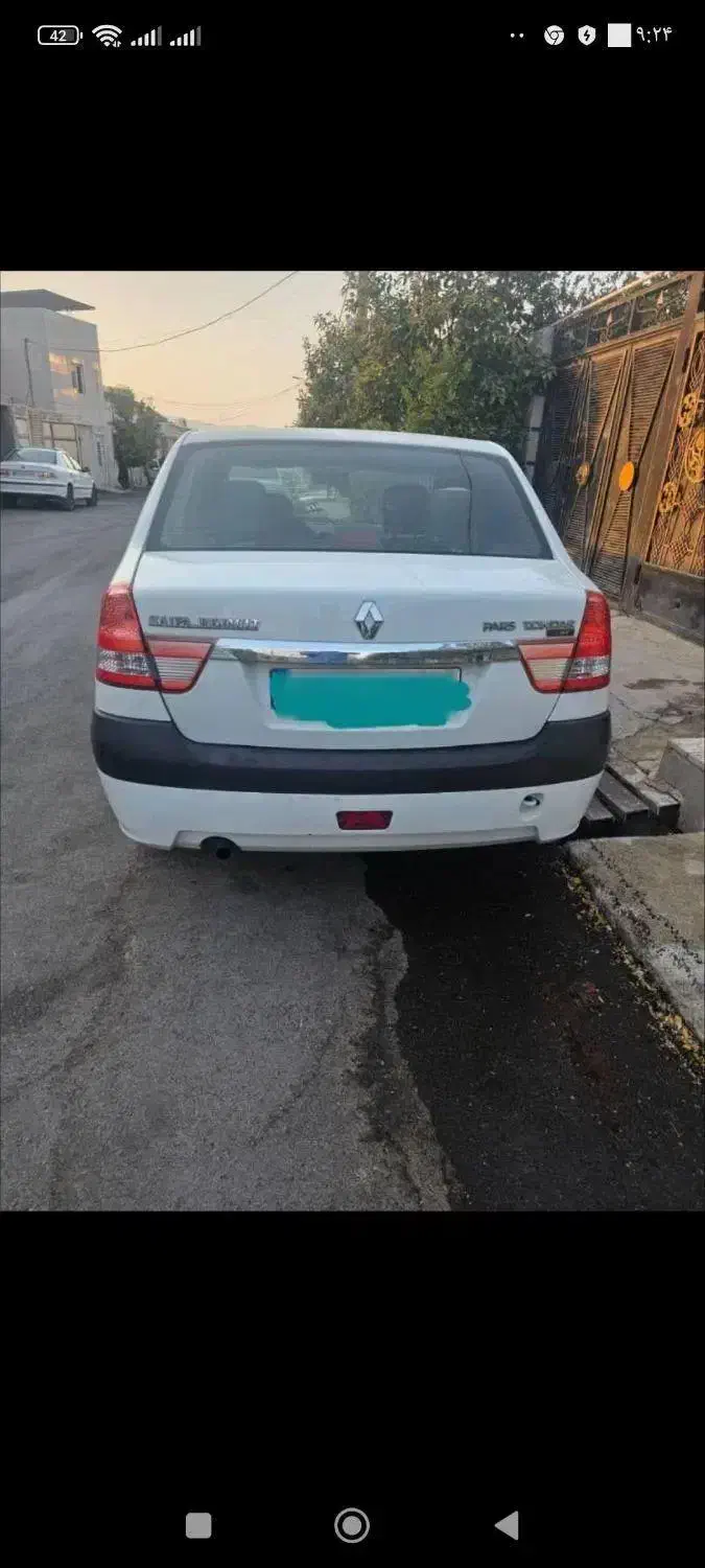 رنو پارس تندر گیربکس JHQ + مولتی مدیا - 1397