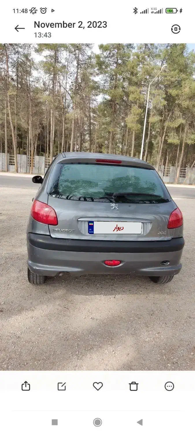 پژو 206 تیپ 2 - 1388