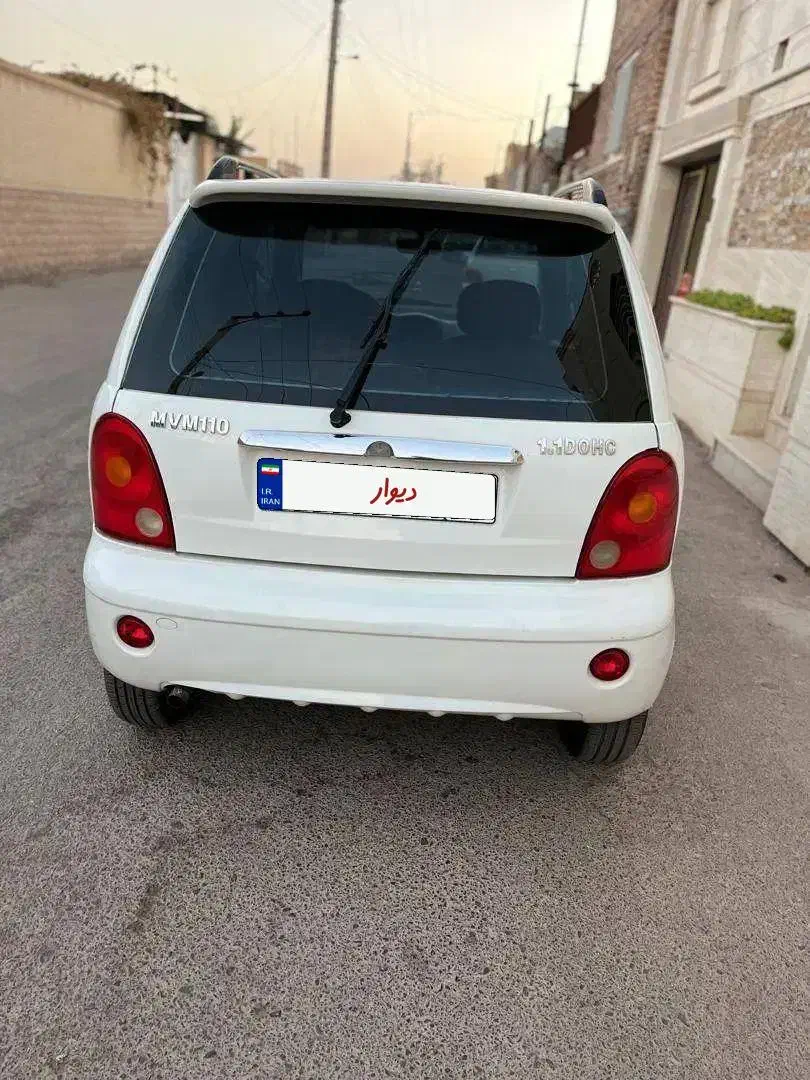 ام وی ام 110 چهار سیلندر دنده ای - 1392