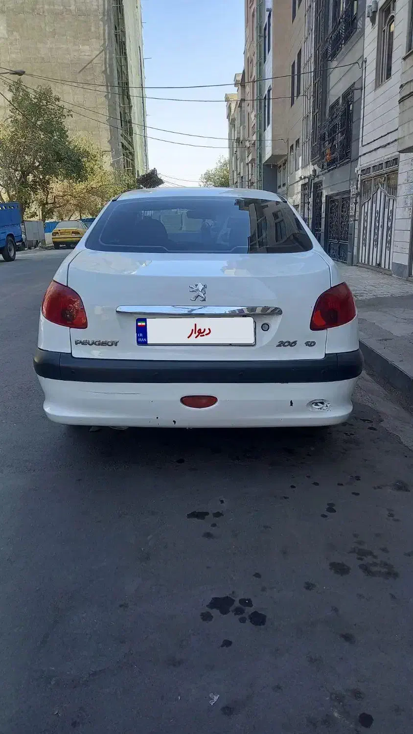 پژو ۲۰۶ صندوق دار v9 - 1391