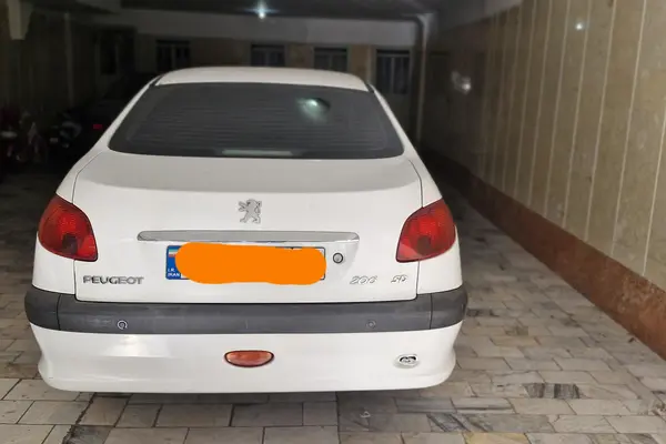 پژو ۲۰۶ صندوق دار v8 - 1395