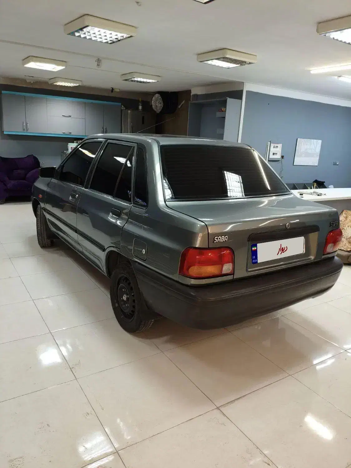 پراید صبا بنزینی - 1386