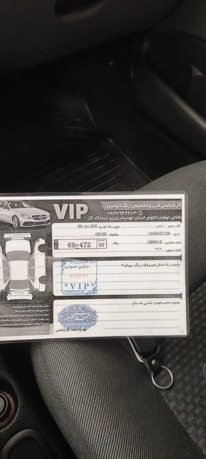 پژو 206 تیپ 2 - 1399