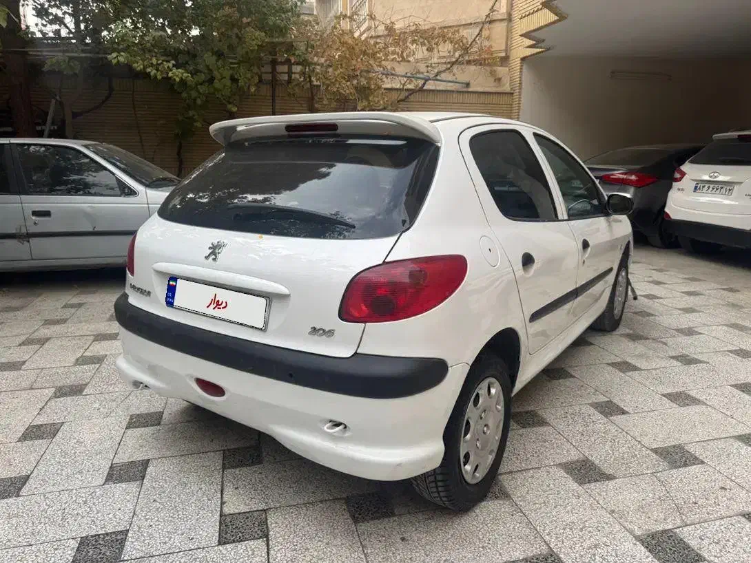 پژو 206 تیپ 2 - 1396