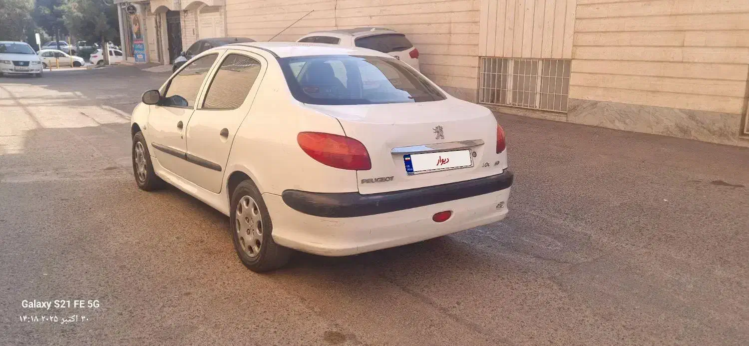 پژو ۲۰۶ صندوق دار v6 - 1388