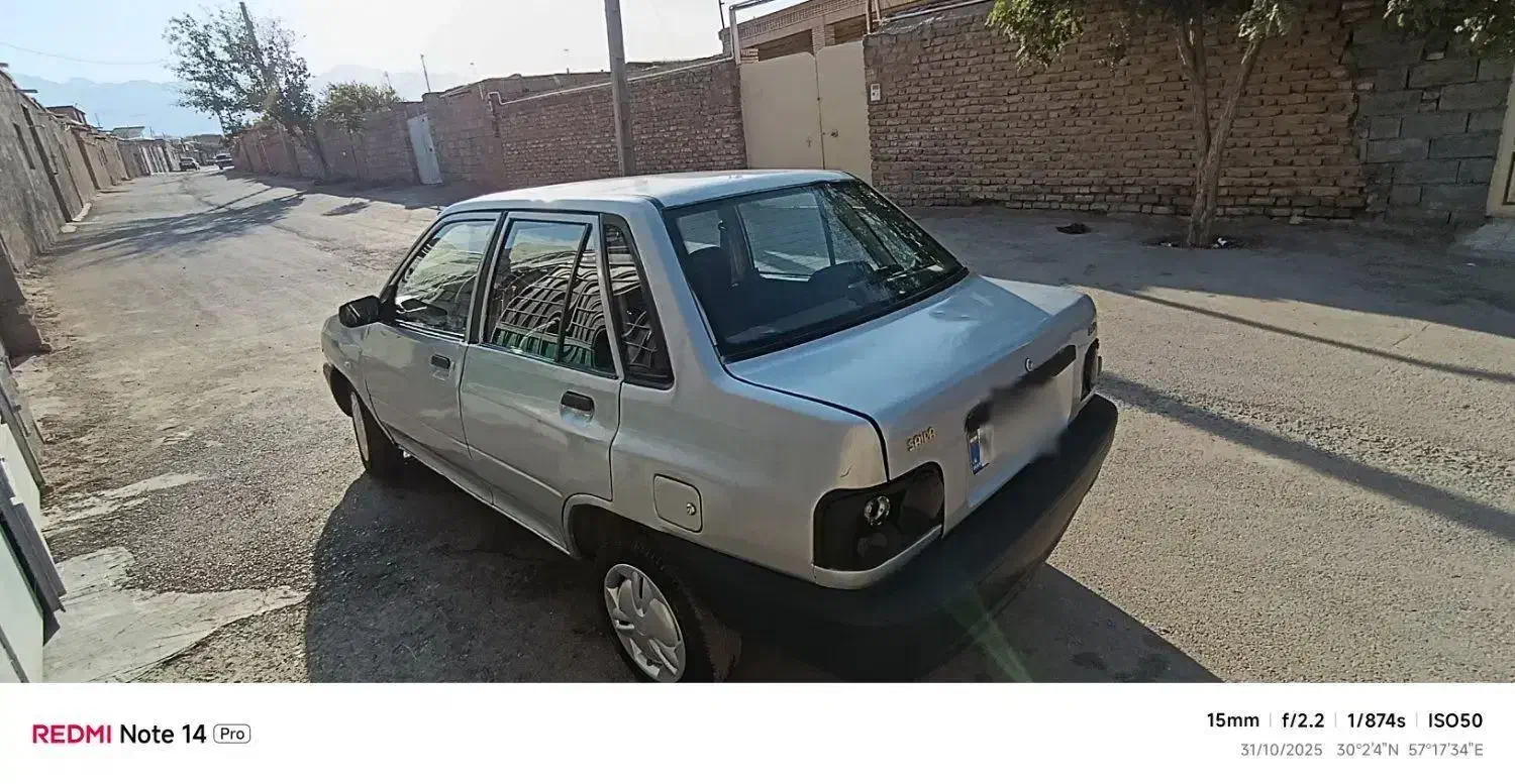 پراید صبا بنزینی - 1386