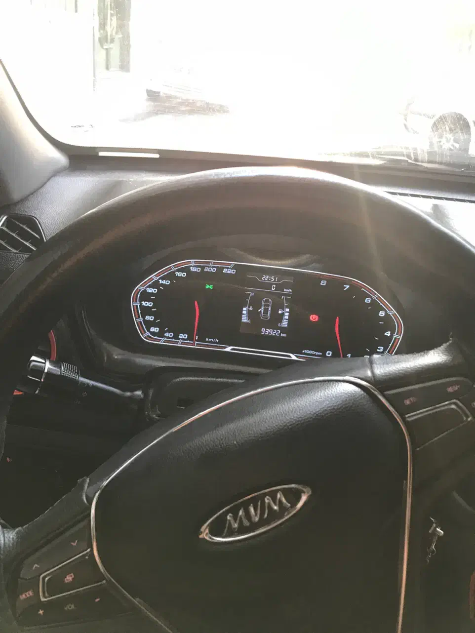 ام وی ام X22 دنده ای اسپرت اکسلنت - 1396