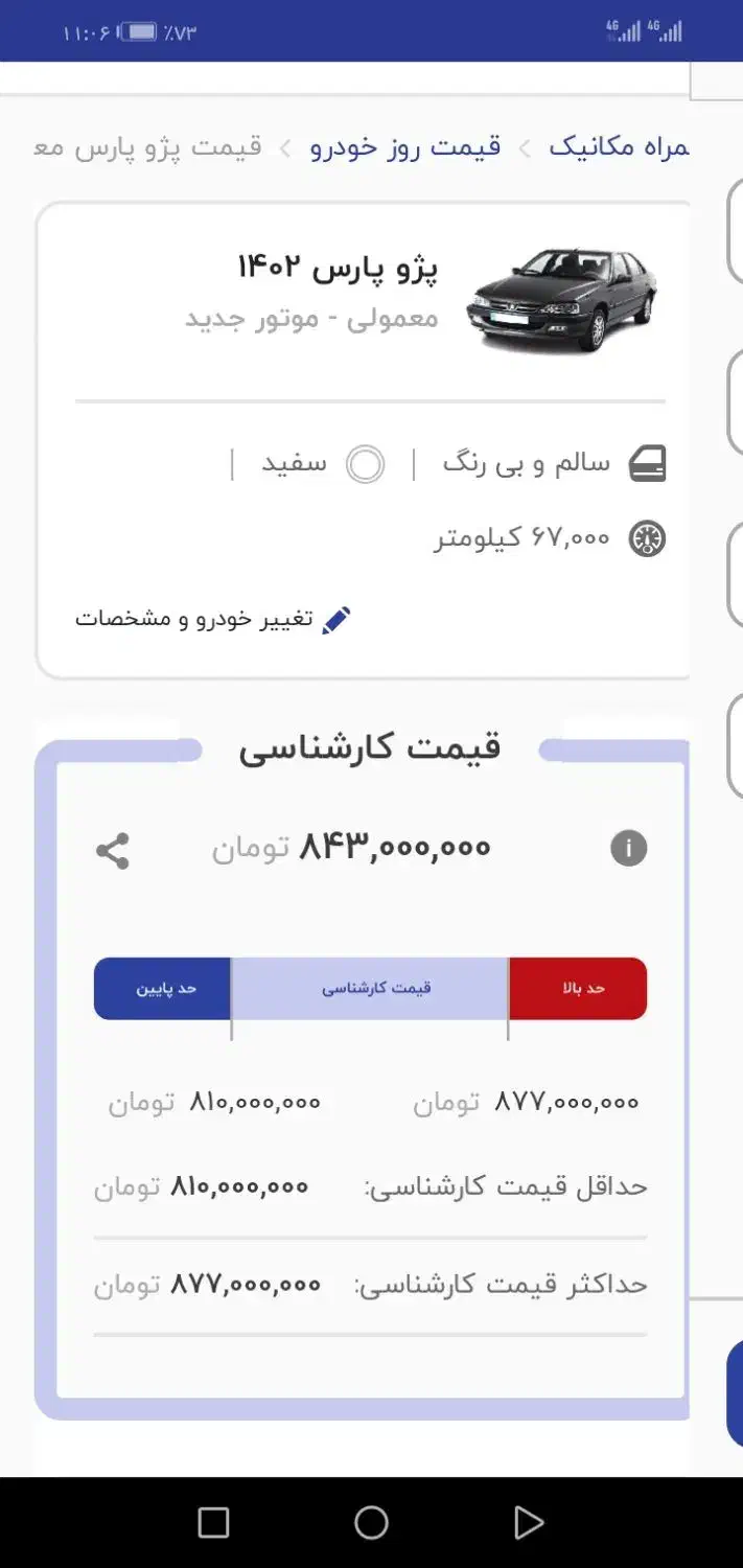 پژو پارس XU7P - 1402