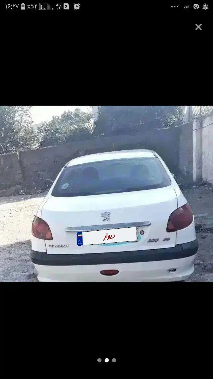 پژو ۲۰۶ صندوق دار v8 - 1396