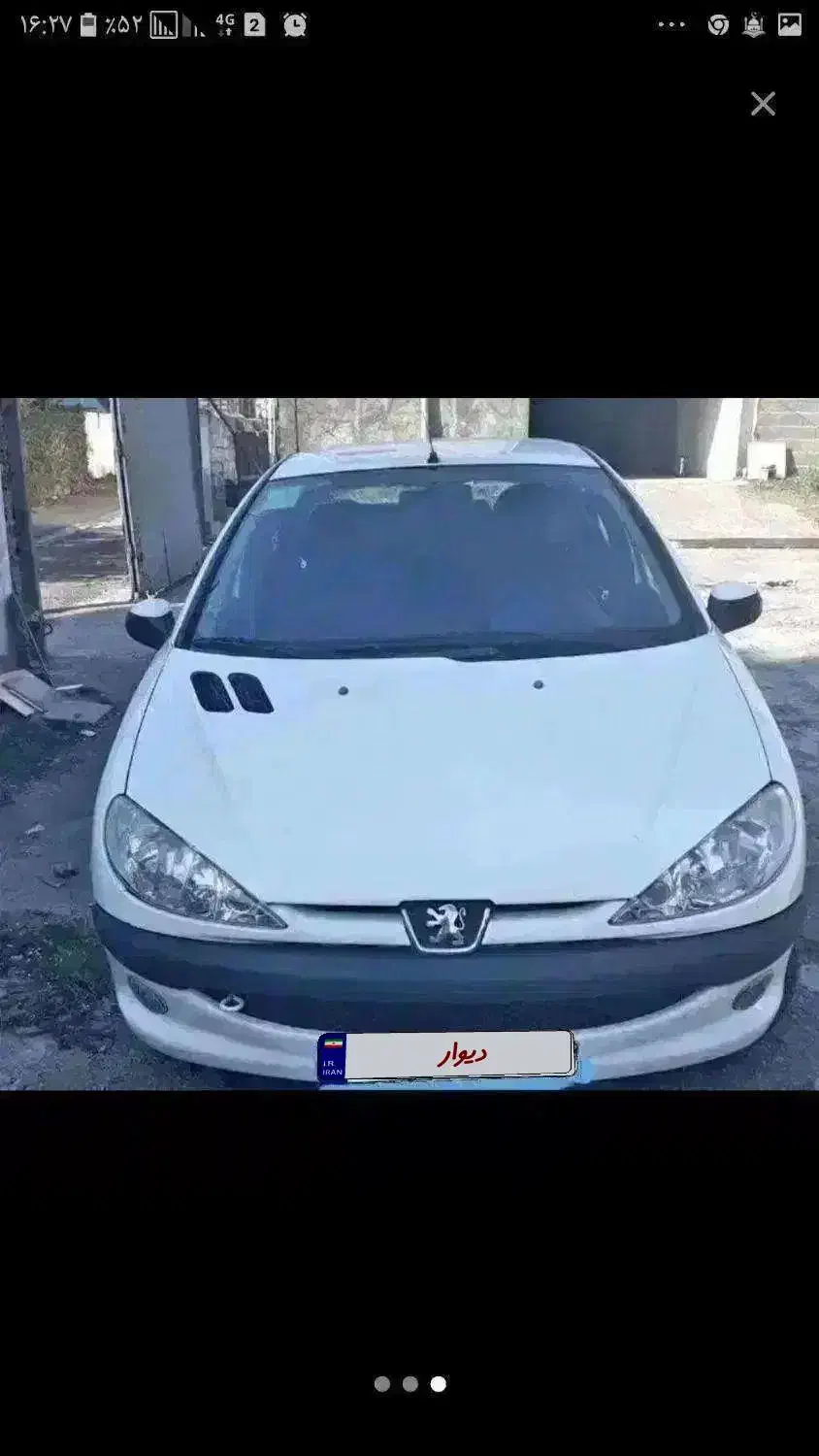 پژو ۲۰۶ صندوق دار v8 - 1396