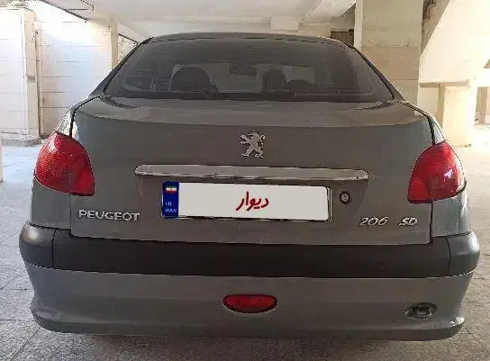 پژو ۲۰۶ صندوق دار v8 - 1392