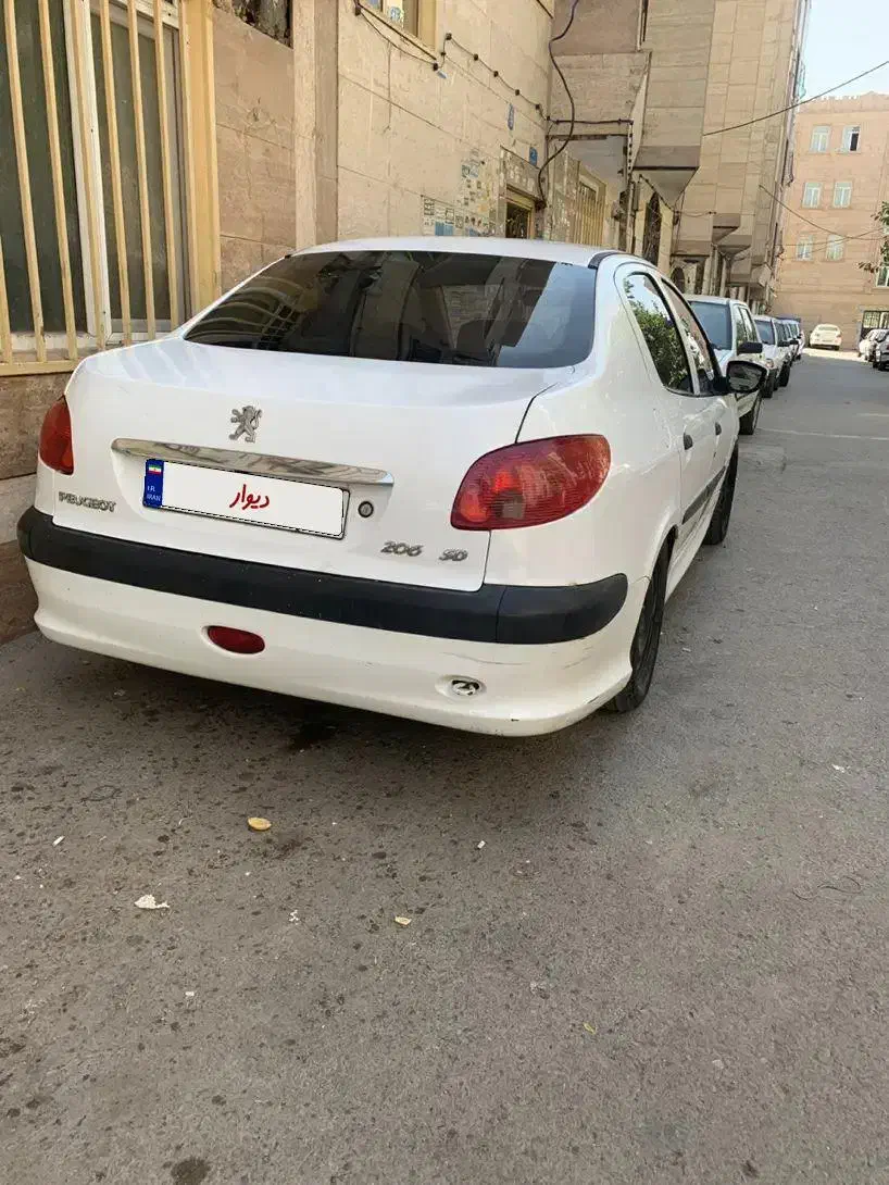 پژو ۲۰۶ صندوق دار v1 - 1390